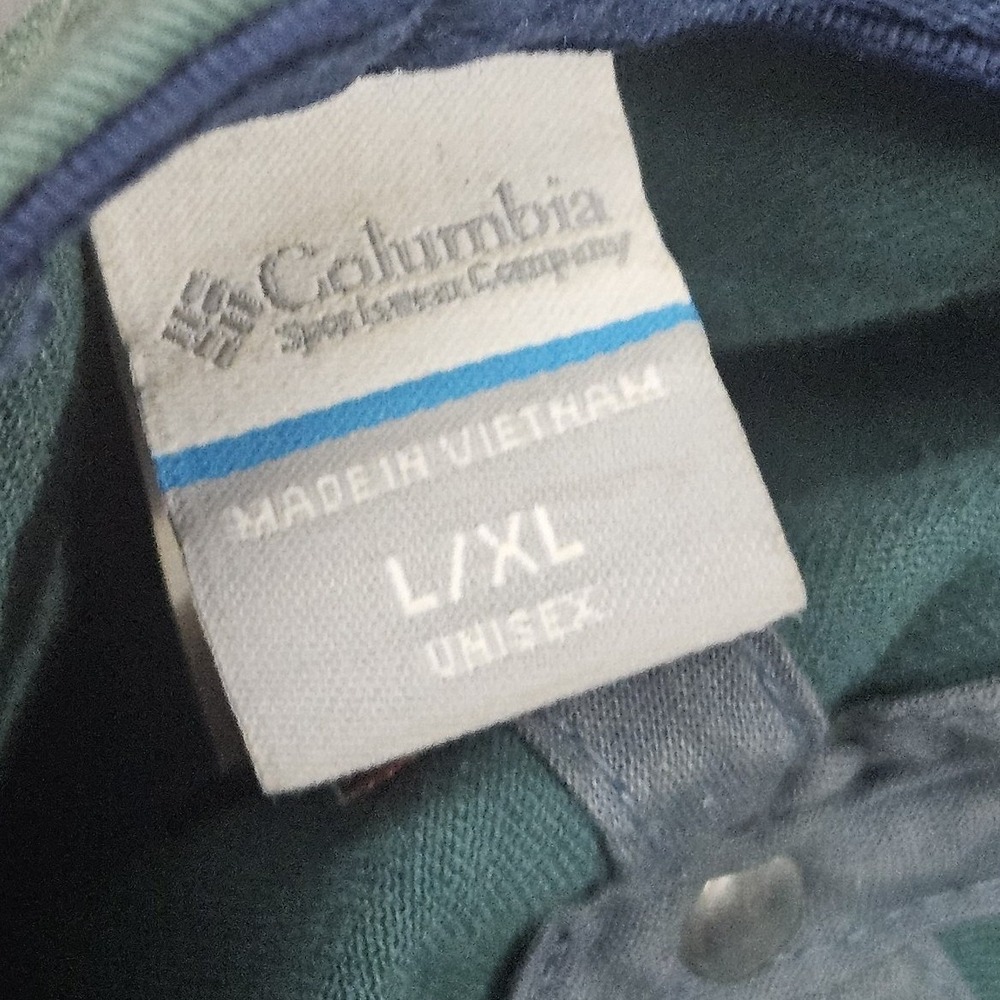 Columbia Dry Fly Sportsman Fishing Hat Large XL Green Cap Outdoor Workwear - Picture 6 of 7